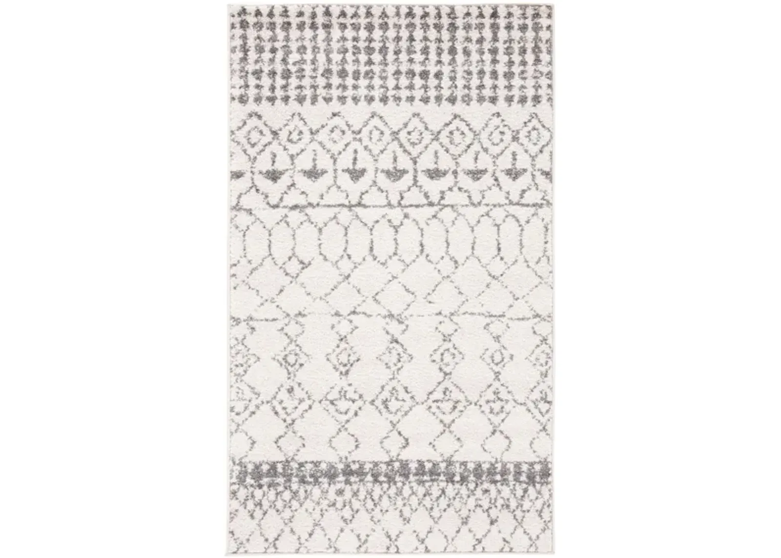 Tulum Area Rug in Ivory/Gray by Safavieh