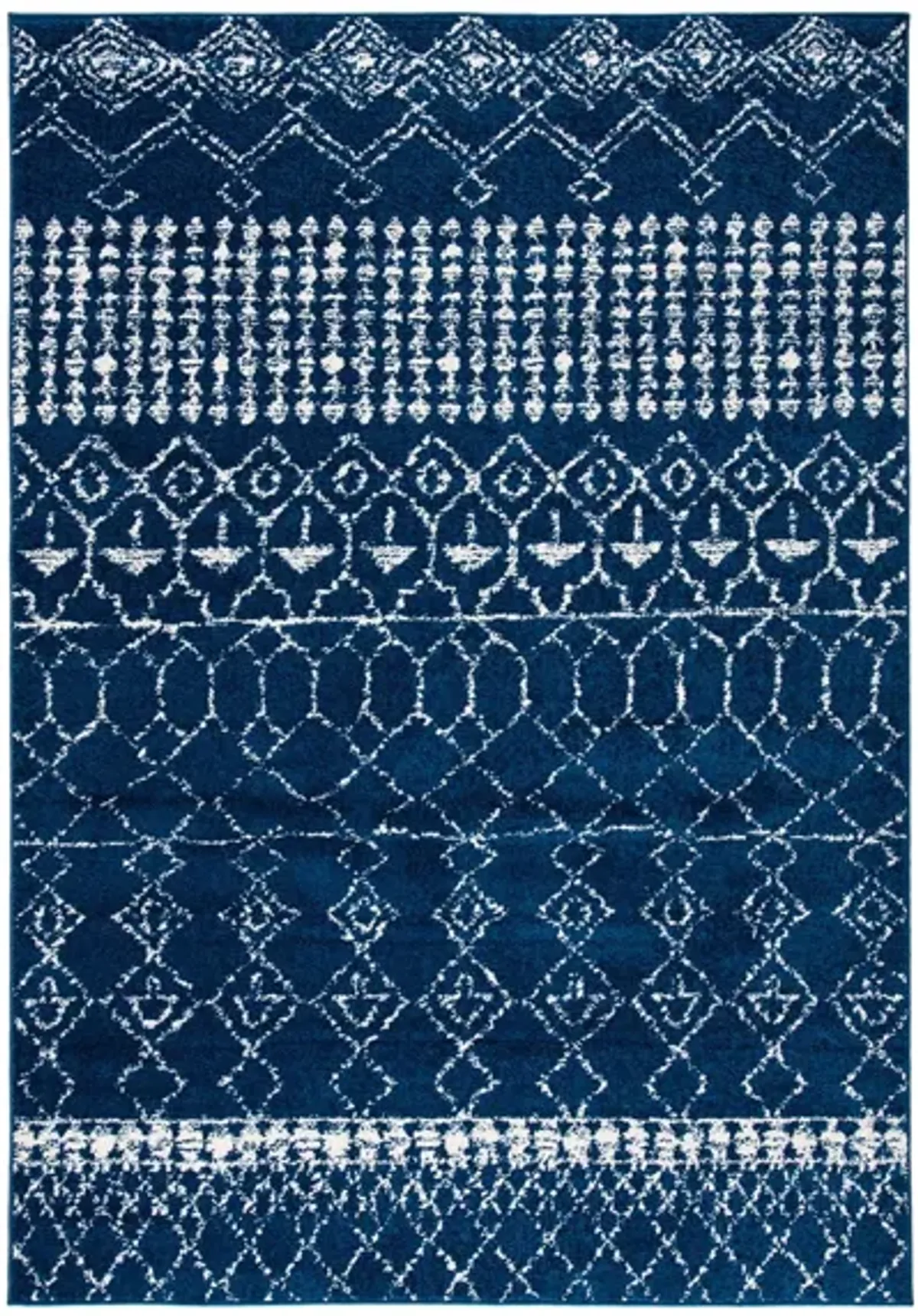 Tulum Area Rug in Navy/Ivory by Safavieh