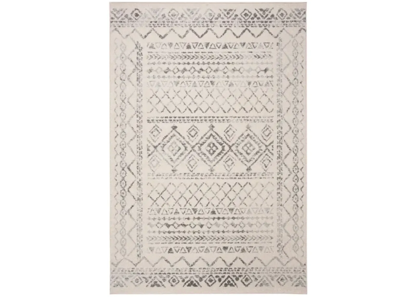 Tulum Area Rug in Ivory/Gray by Safavieh