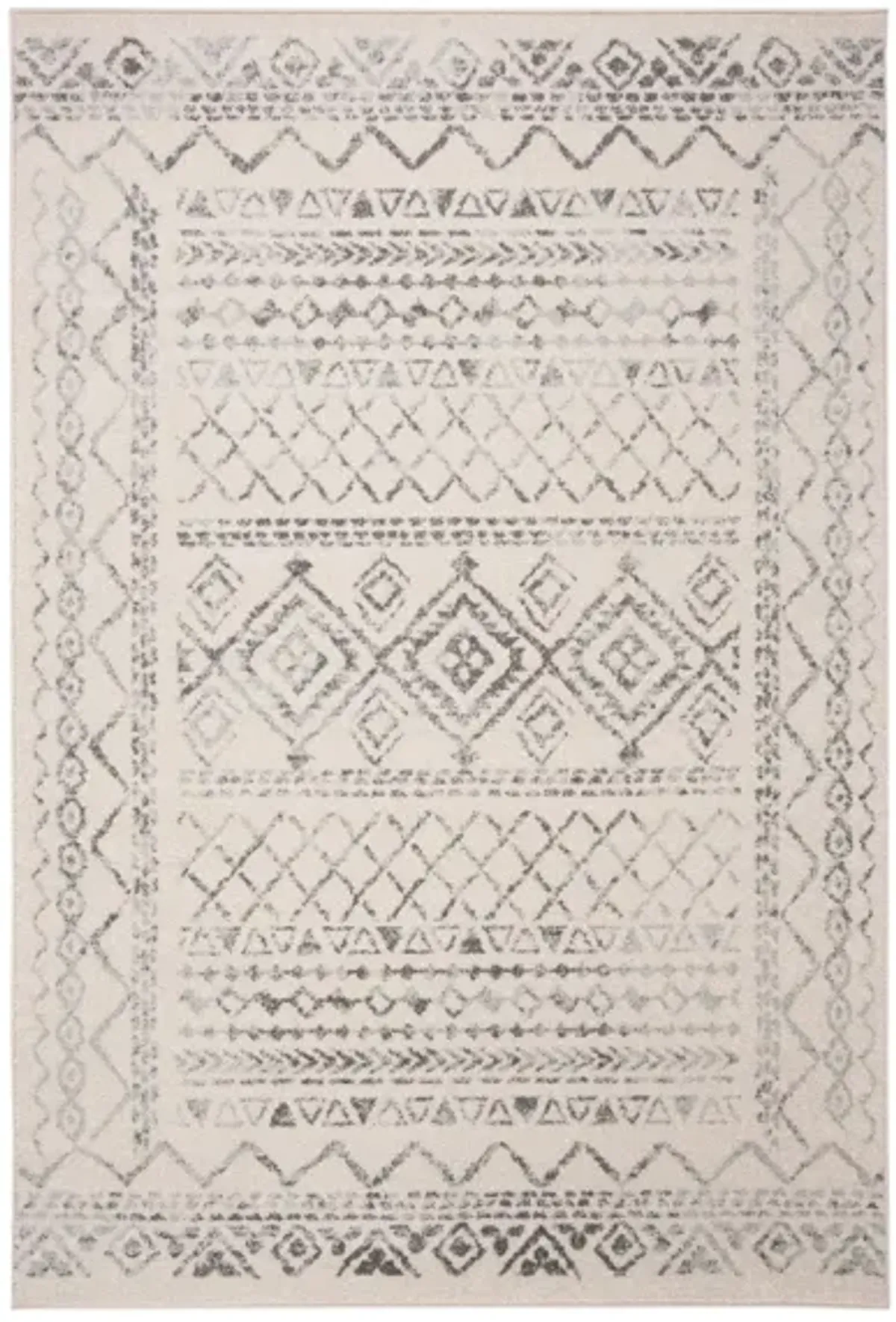 Tulum Area Rug in Ivory/Gray by Safavieh