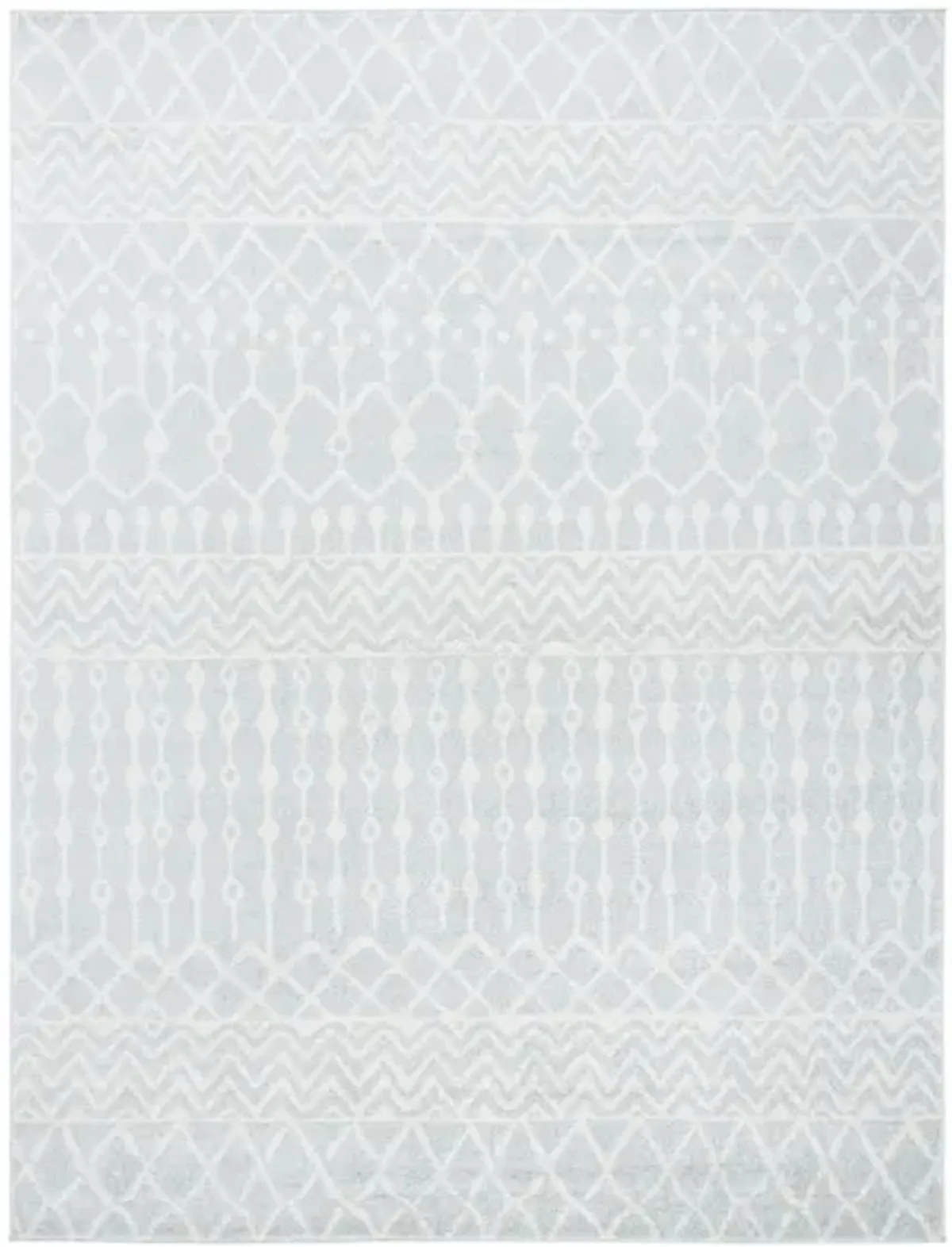 Tulum Area Rug in Light Gray/Ivory by Safavieh