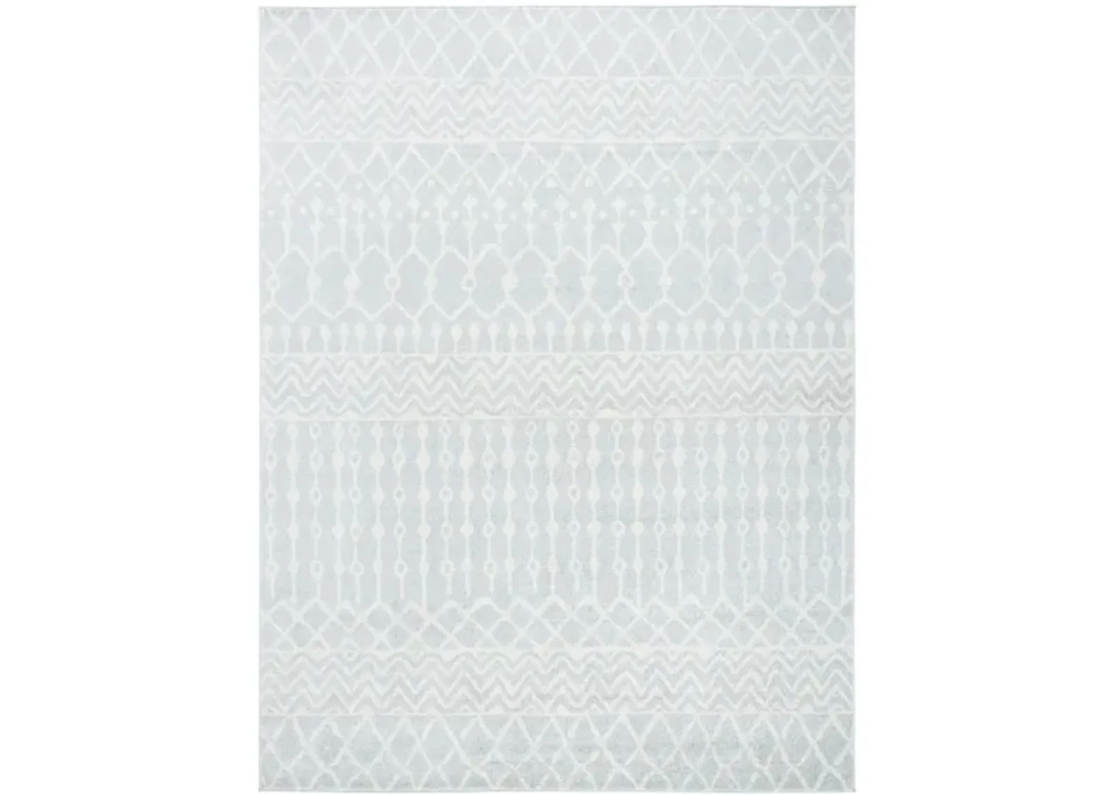 Tulum Area Rug in Light Gray/Ivory by Safavieh