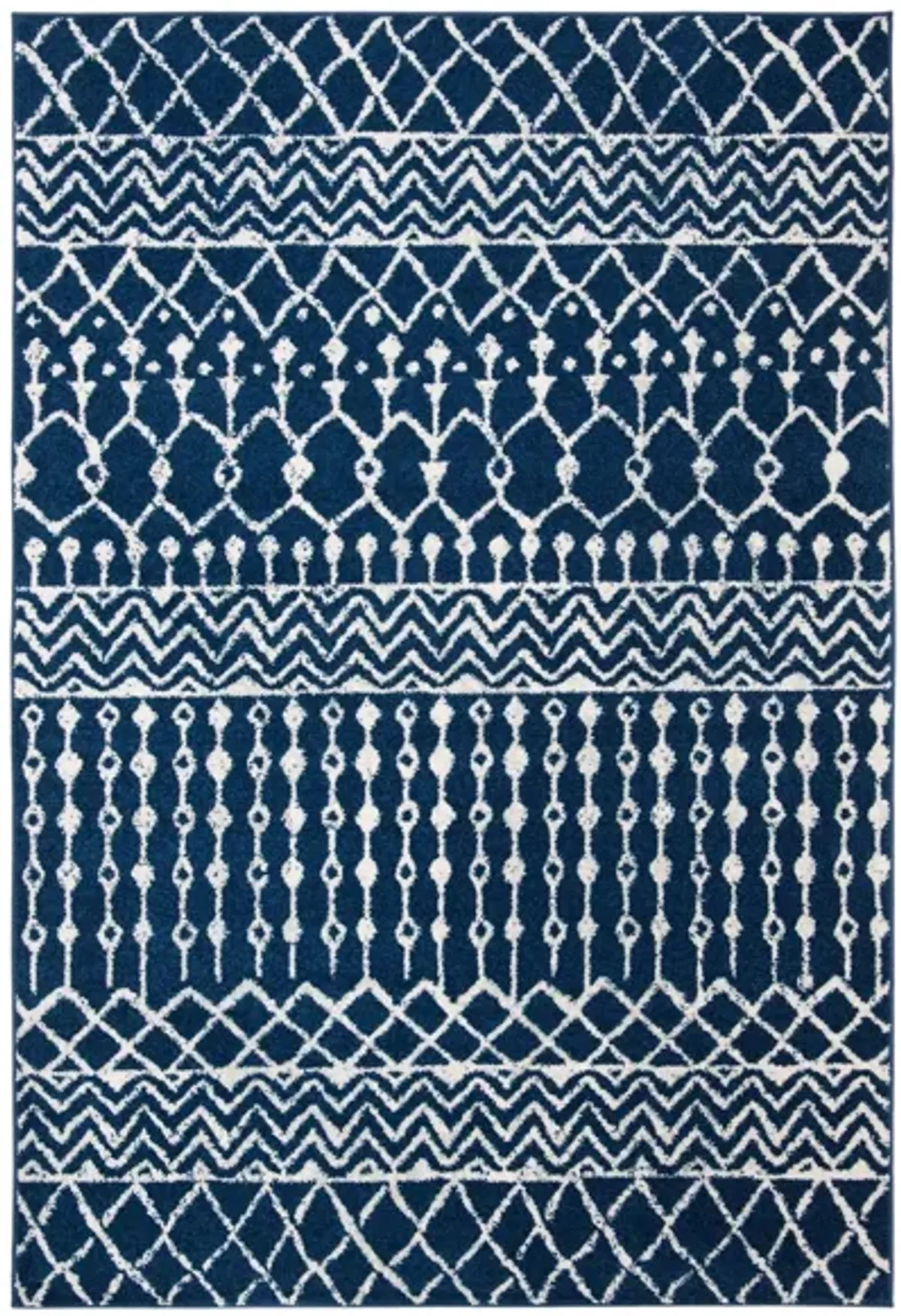 Tulum Area Rug in Navy/Ivory by Safavieh