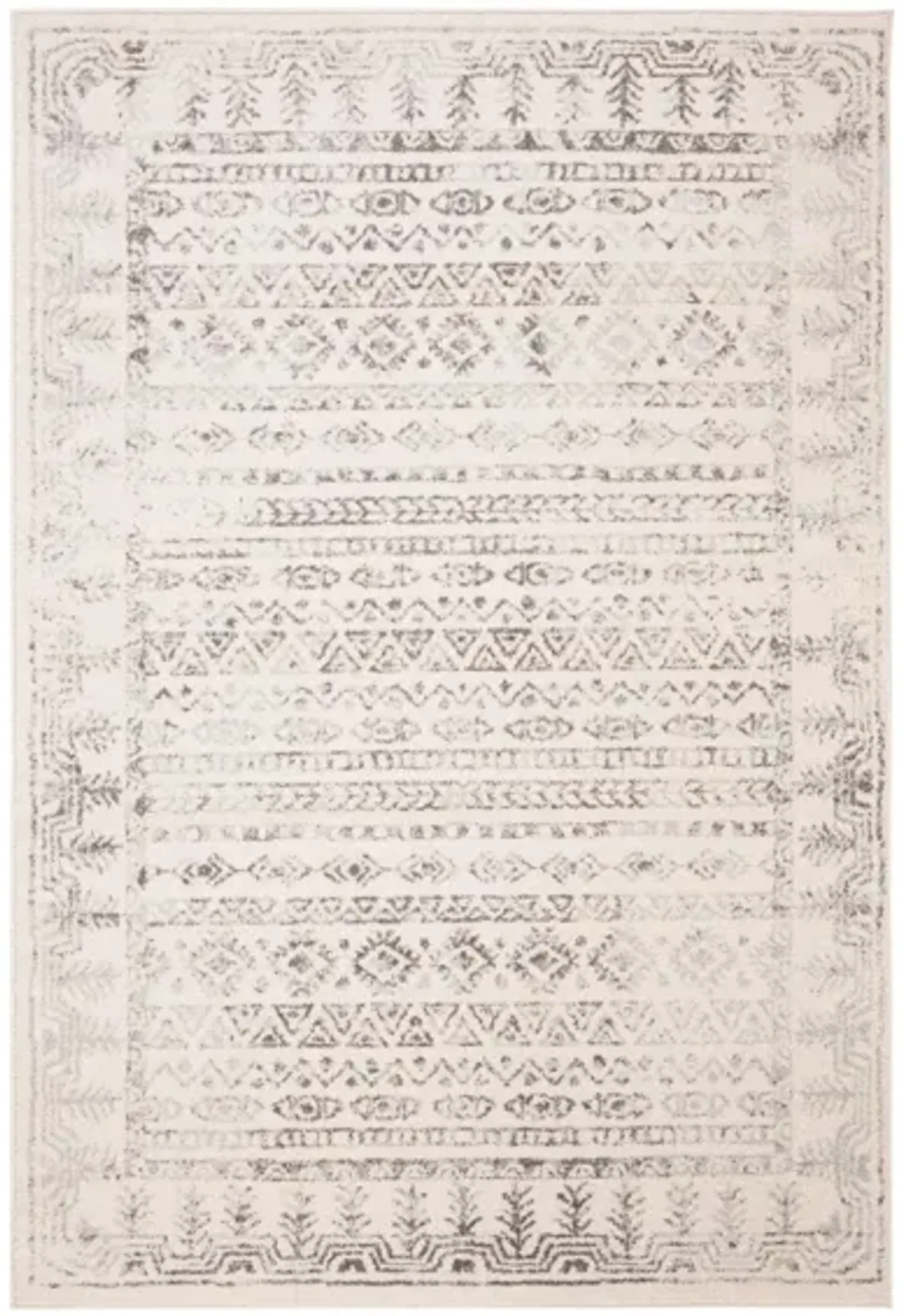 Tulum Area Rug in Ivory/Gray by Safavieh