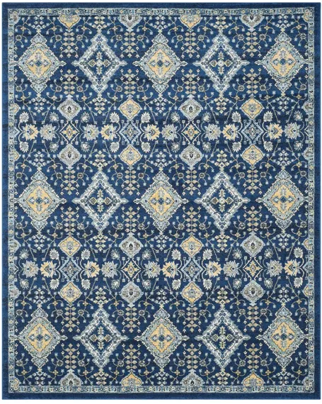 Evoke Area Rug in Royal/Ivory by Safavieh