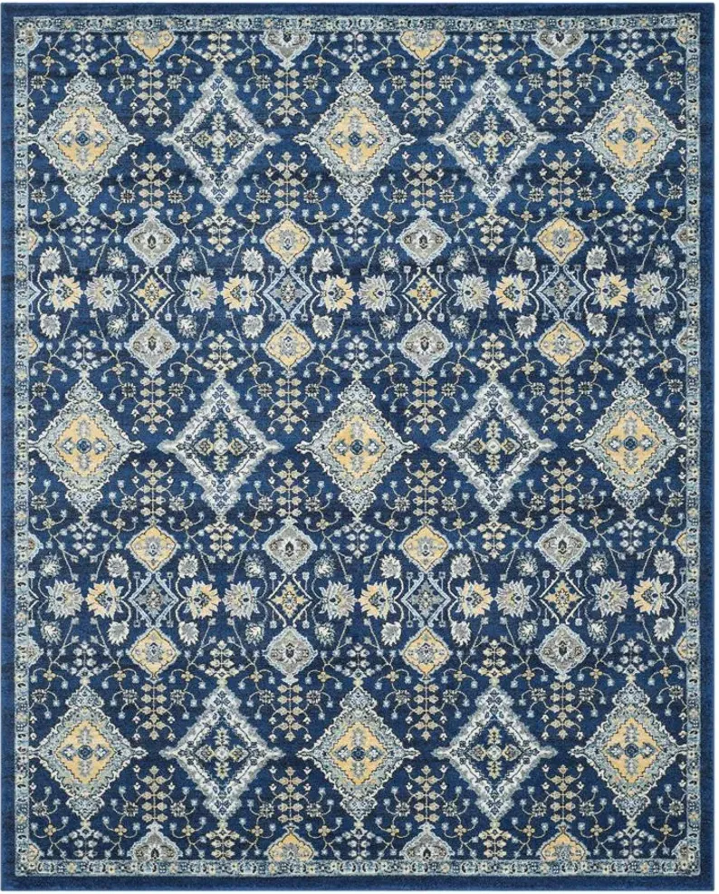 Evoke Area Rug in Royal/Ivory by Safavieh