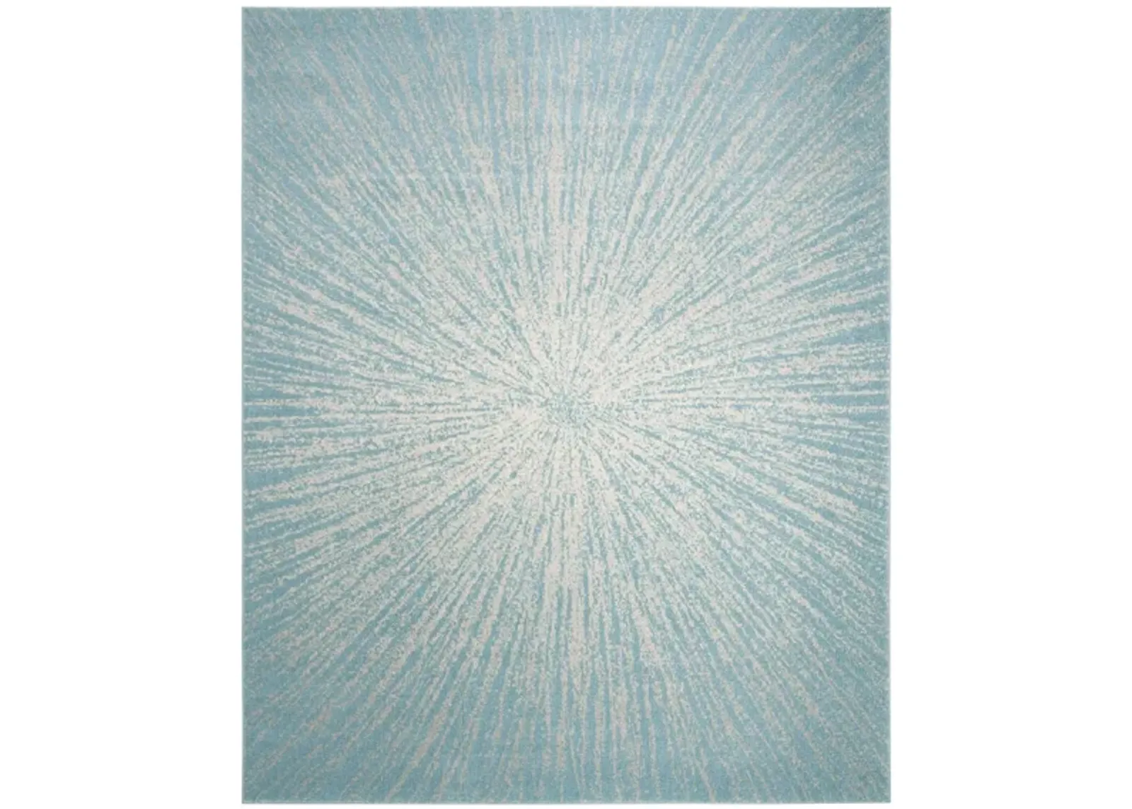 Evoke Area Rug in Aqua/Ivory by Safavieh