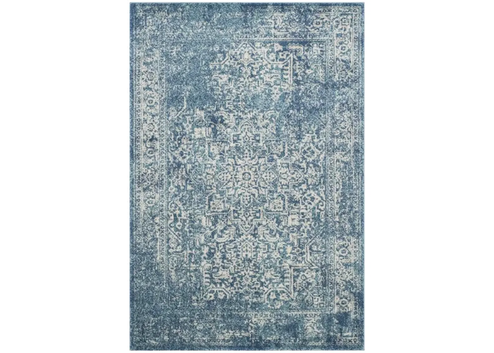 Evoke Area Rug in Blue/Ivory by Safavieh