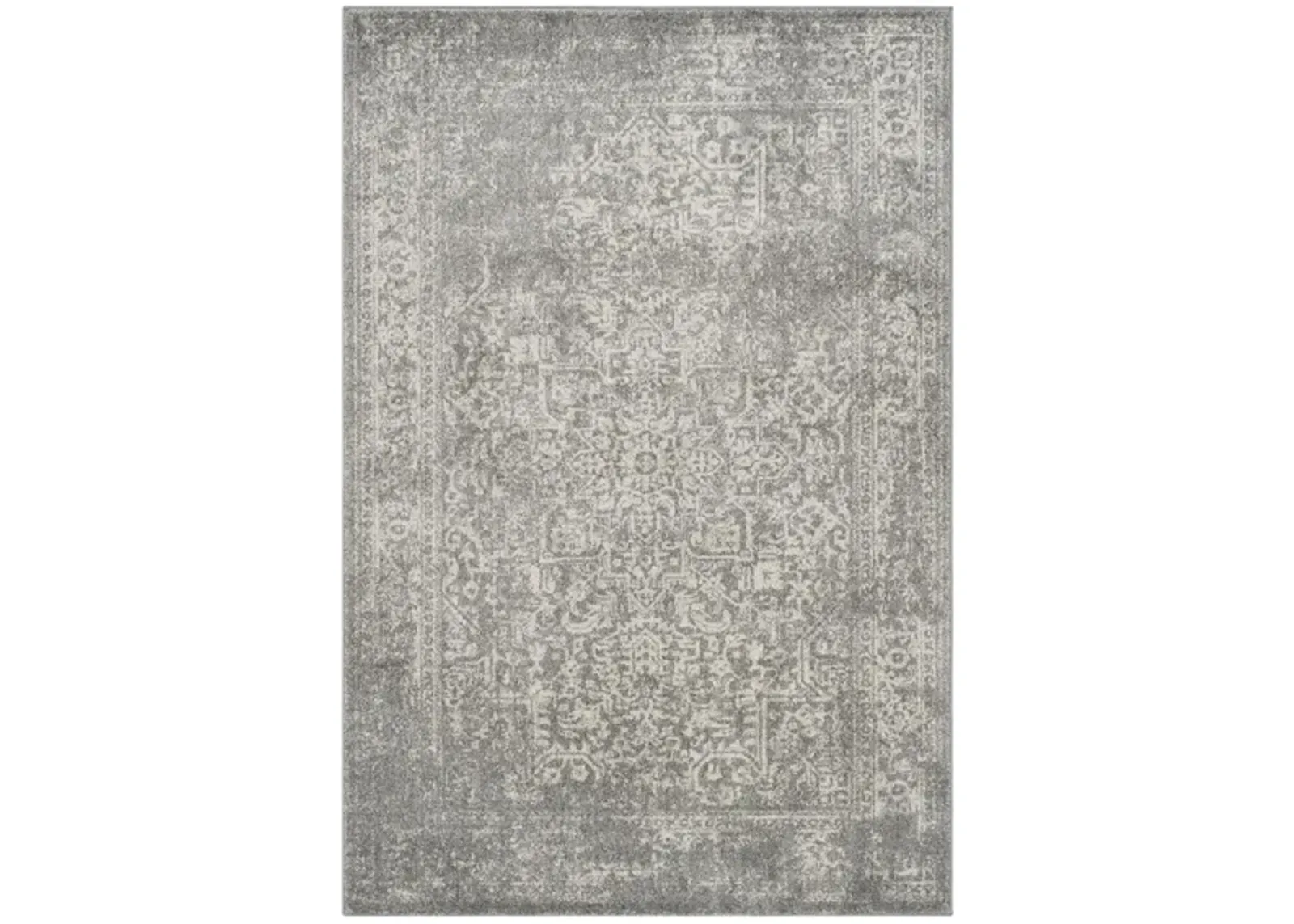 Evoke Area Rug in Silver/Ivory by Safavieh