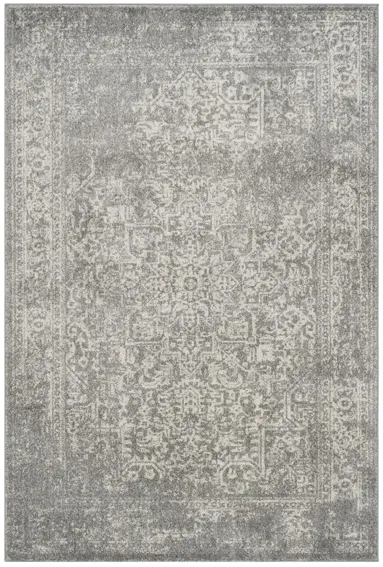 Evoke Area Rug in Silver/Ivory by Safavieh