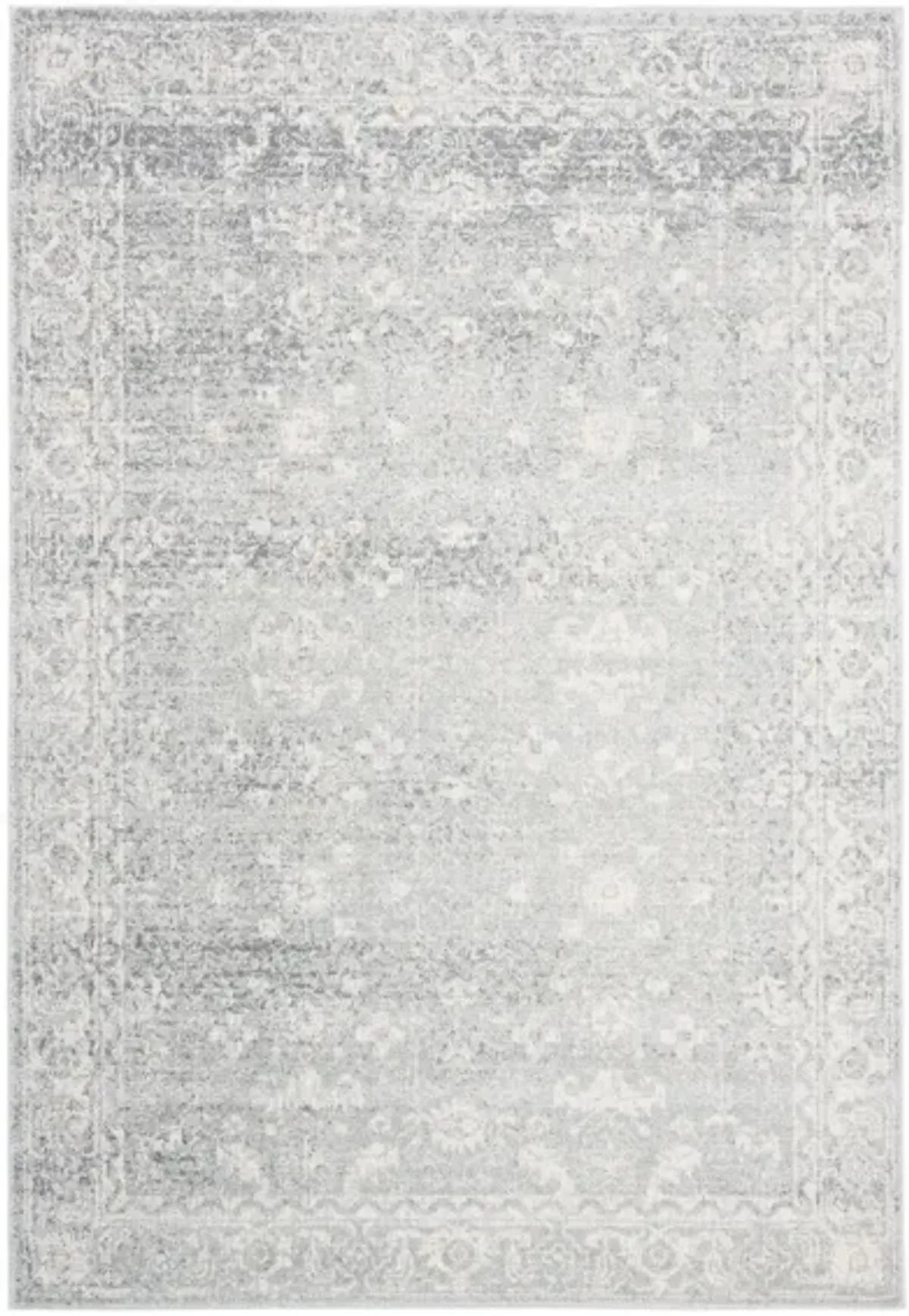 Evoke Area Rug in Silver/Ivory by Safavieh