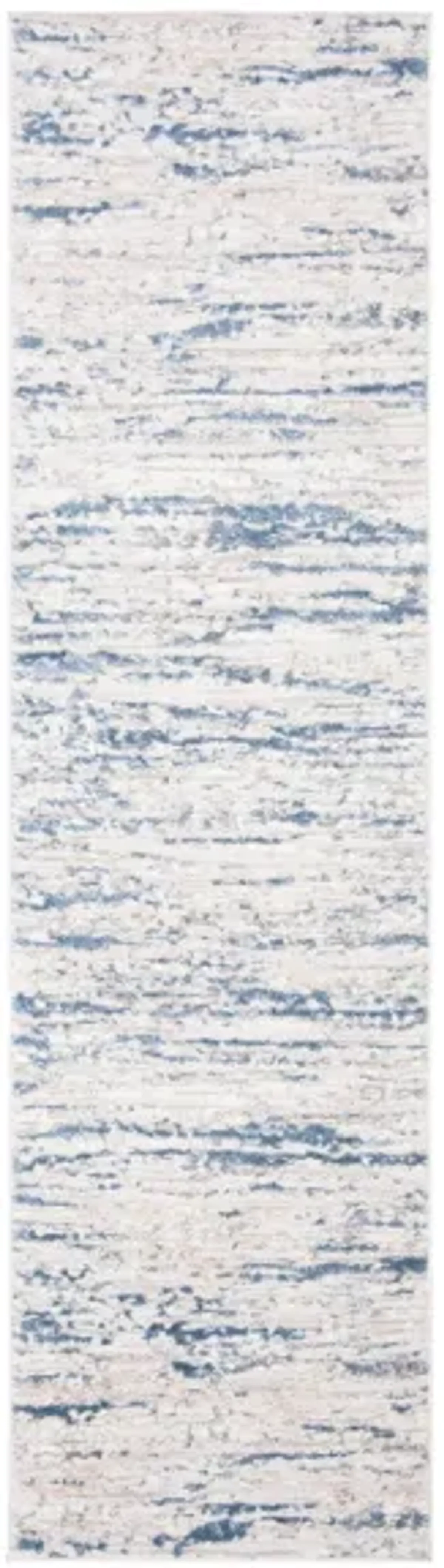 Amelia Runner Rug in Ivory / Blue by Safavieh