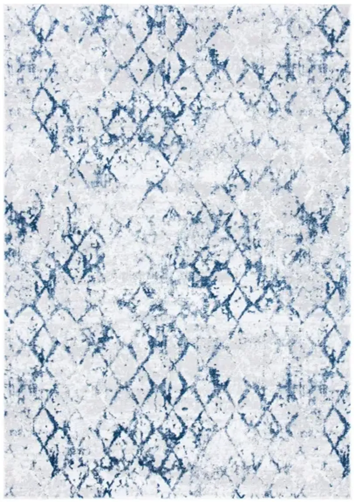 Amelia Area Rug in Gray / Navy by Safavieh