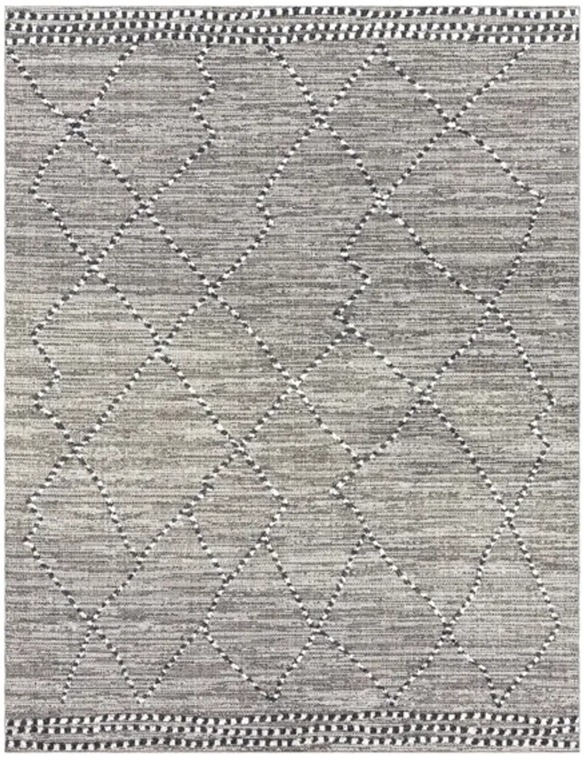 Arianna Area Rug in Charcoal, Medium Gray, Taupe, White by Surya