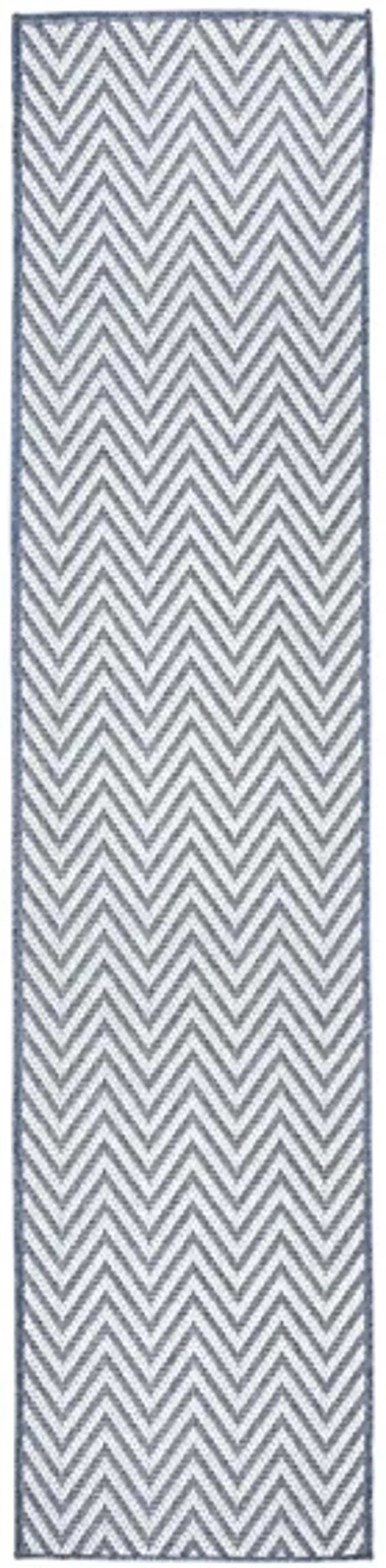 Bermuda Chevron Indoor/Outdoor Runner Rug