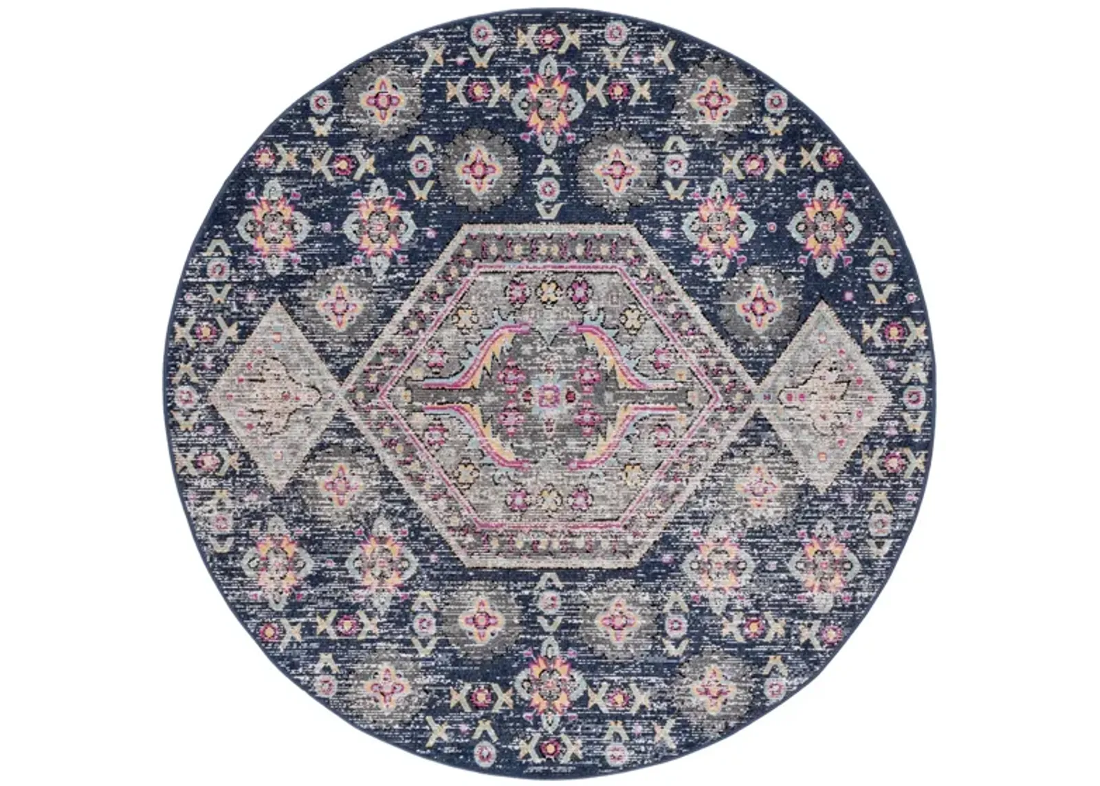 Montage IV Area Rug in Black & Multi by Safavieh