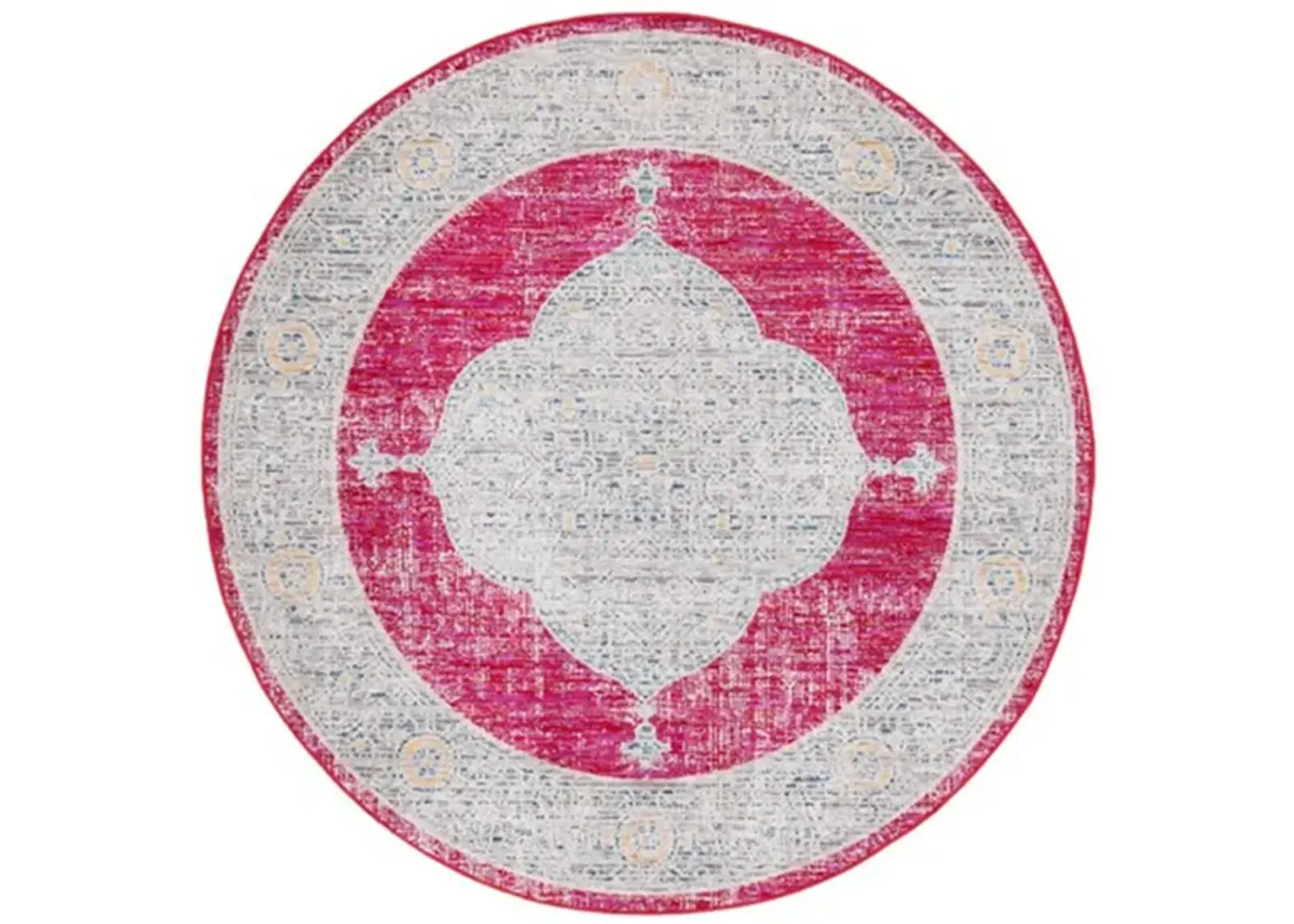 Montage IV Area Rug in Rose & Gray by Safavieh