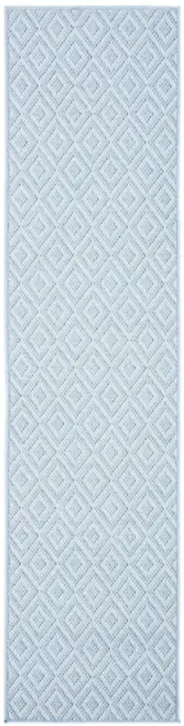 Bermuda Tight Diamond Indoor/Outdoor Runner Rug