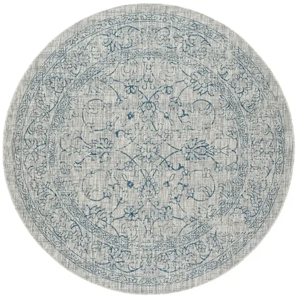 Courtyard Pacific Indoor/Outdoor Area Rug Round