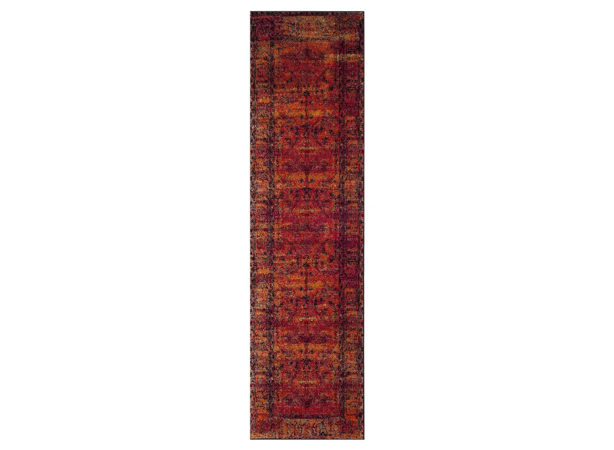 Vintage Hamadan I Area Rug in Orange by Safavieh