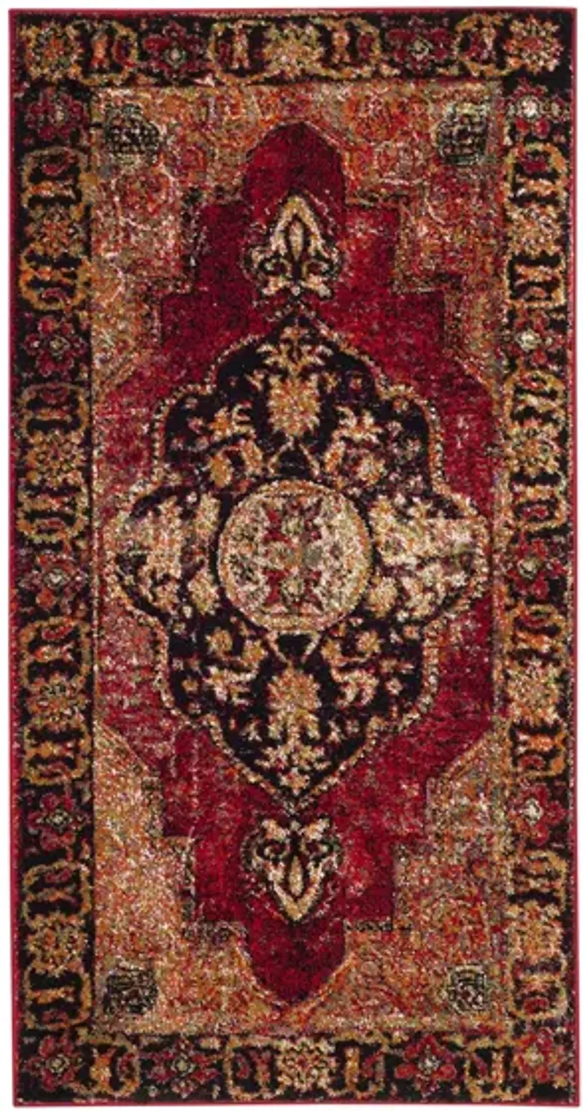 Vintage Hamadan I Area Rug in Red by Safavieh