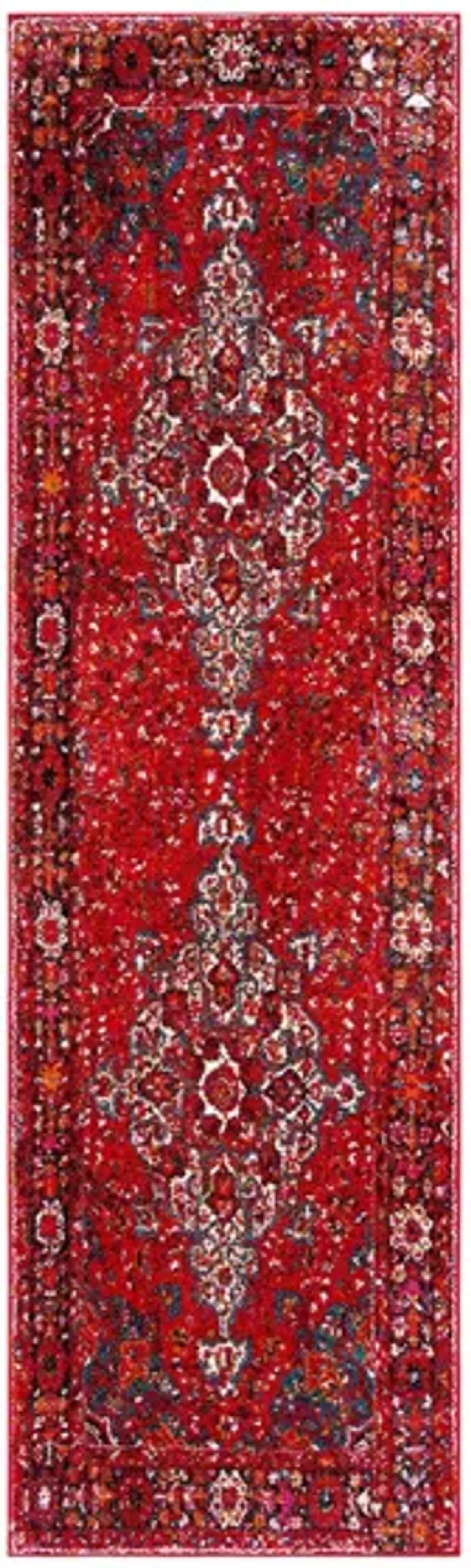 Vintage Hamadan I Area Rug in Red by Safavieh