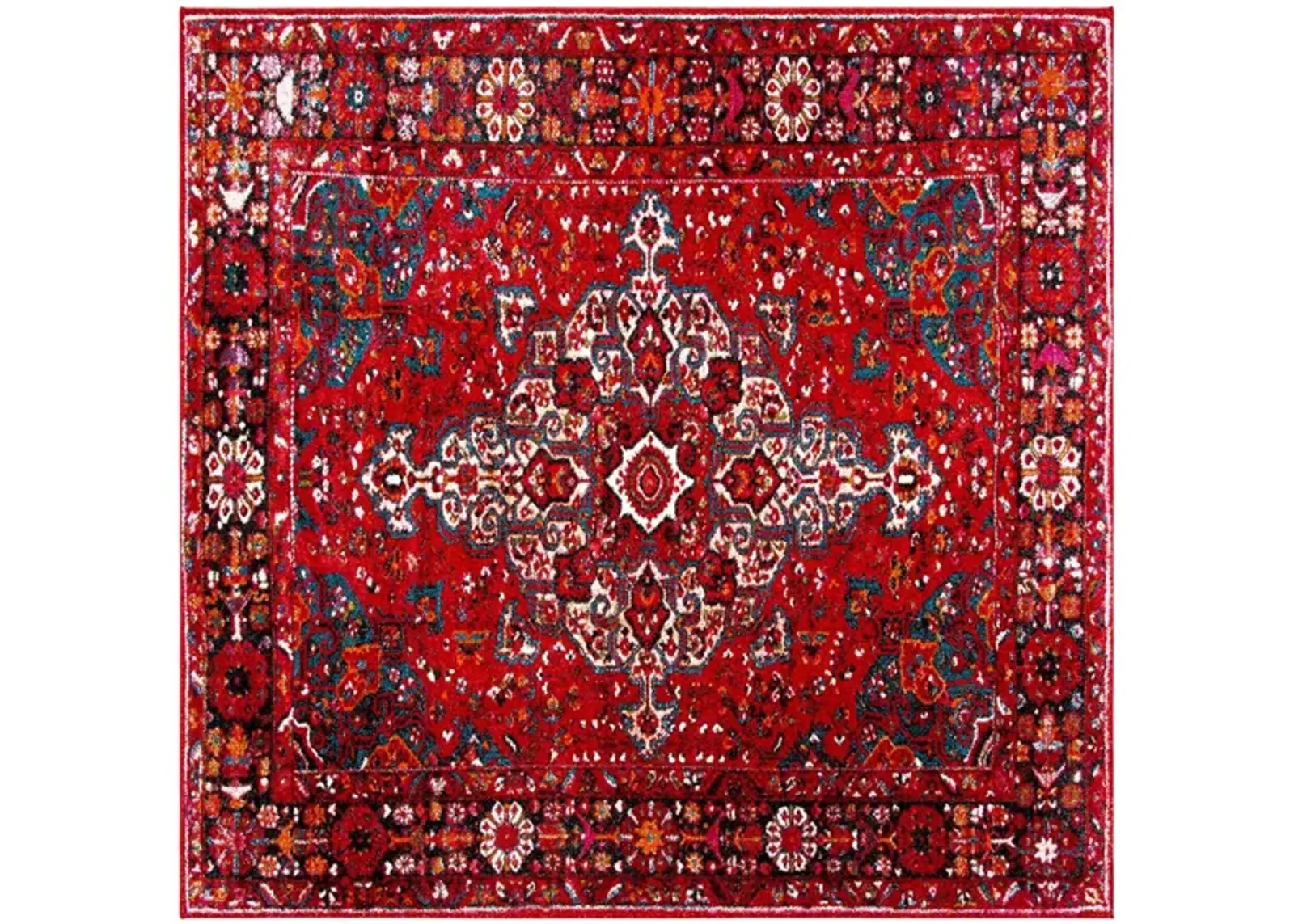 Vintage Hamadan I Area Rug in Red by Safavieh