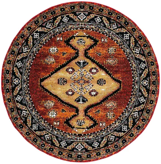 Vintage Hamadan II Area Rug in Rust & Gold by Safavieh