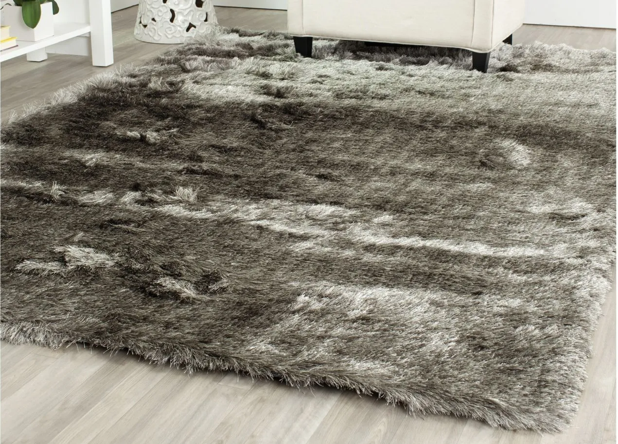 Paris Shag Area Rug in Silver by Safavieh