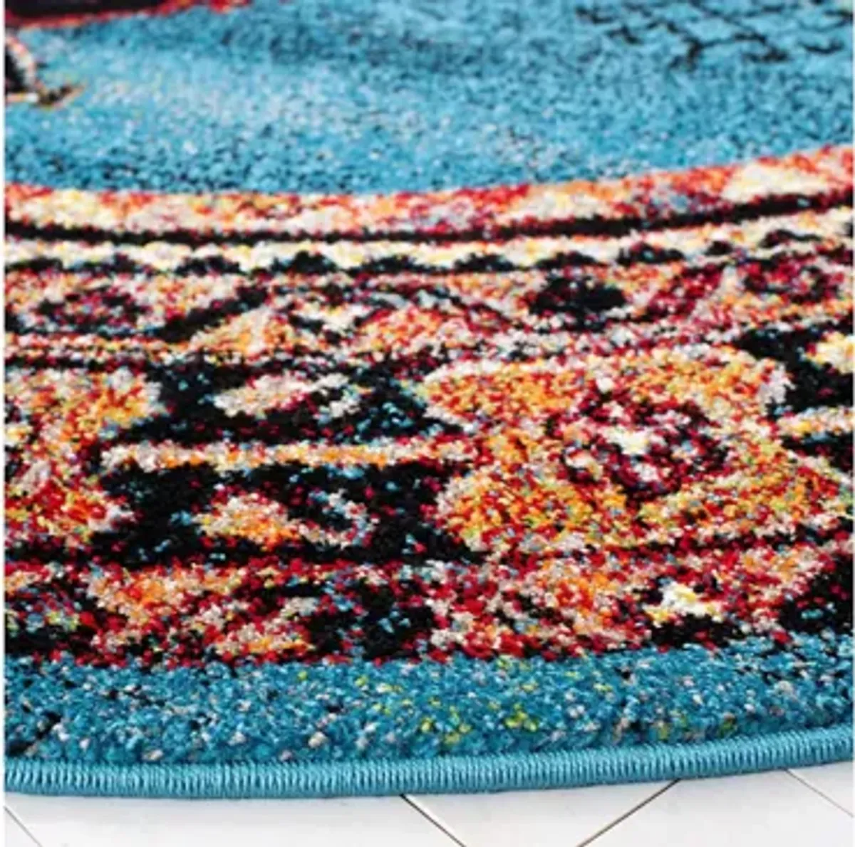 Jahan Azure Area Rug Square