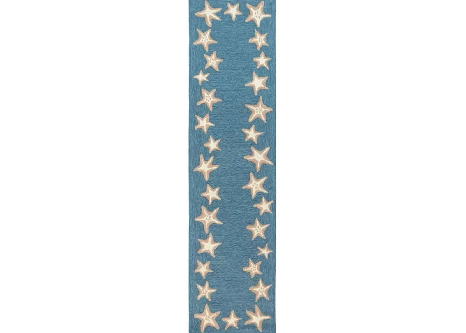 Starfish Border Indoor/Outdoor Area Rug