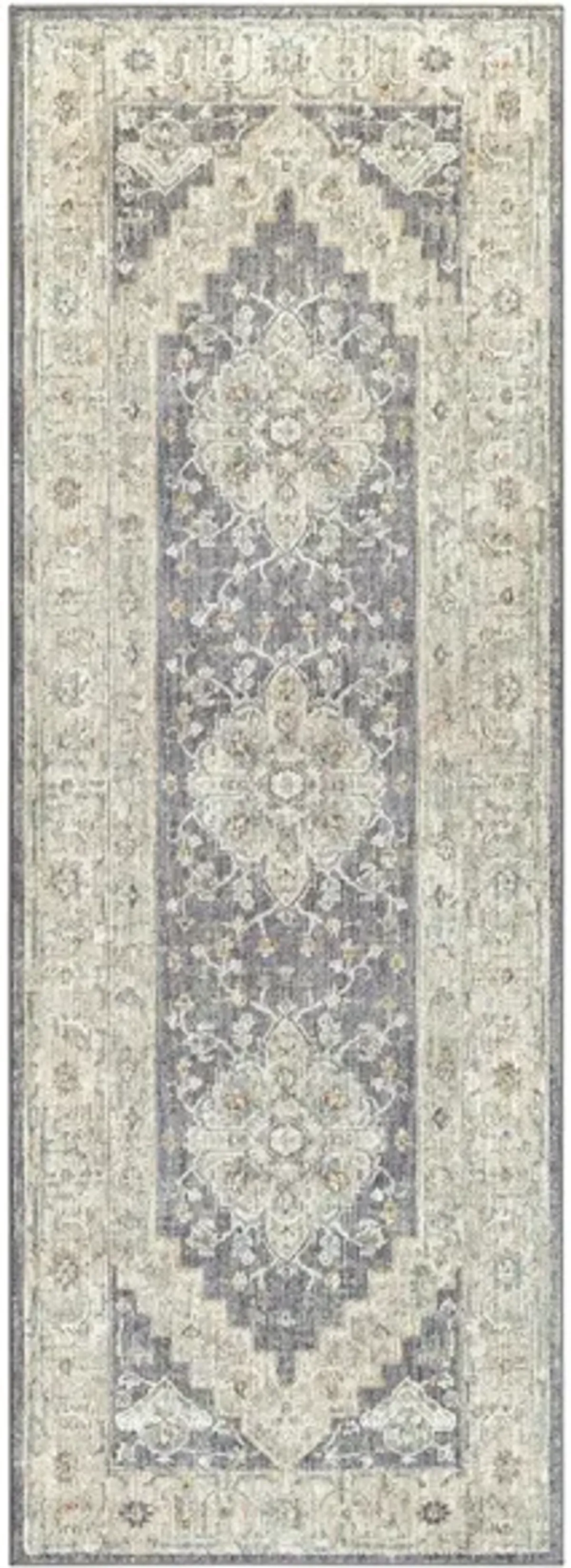 Avant Garde Area Rug in Medium Gray, Charcoal, Light Gray, Beige, Tan, Camel, Denim by Surya