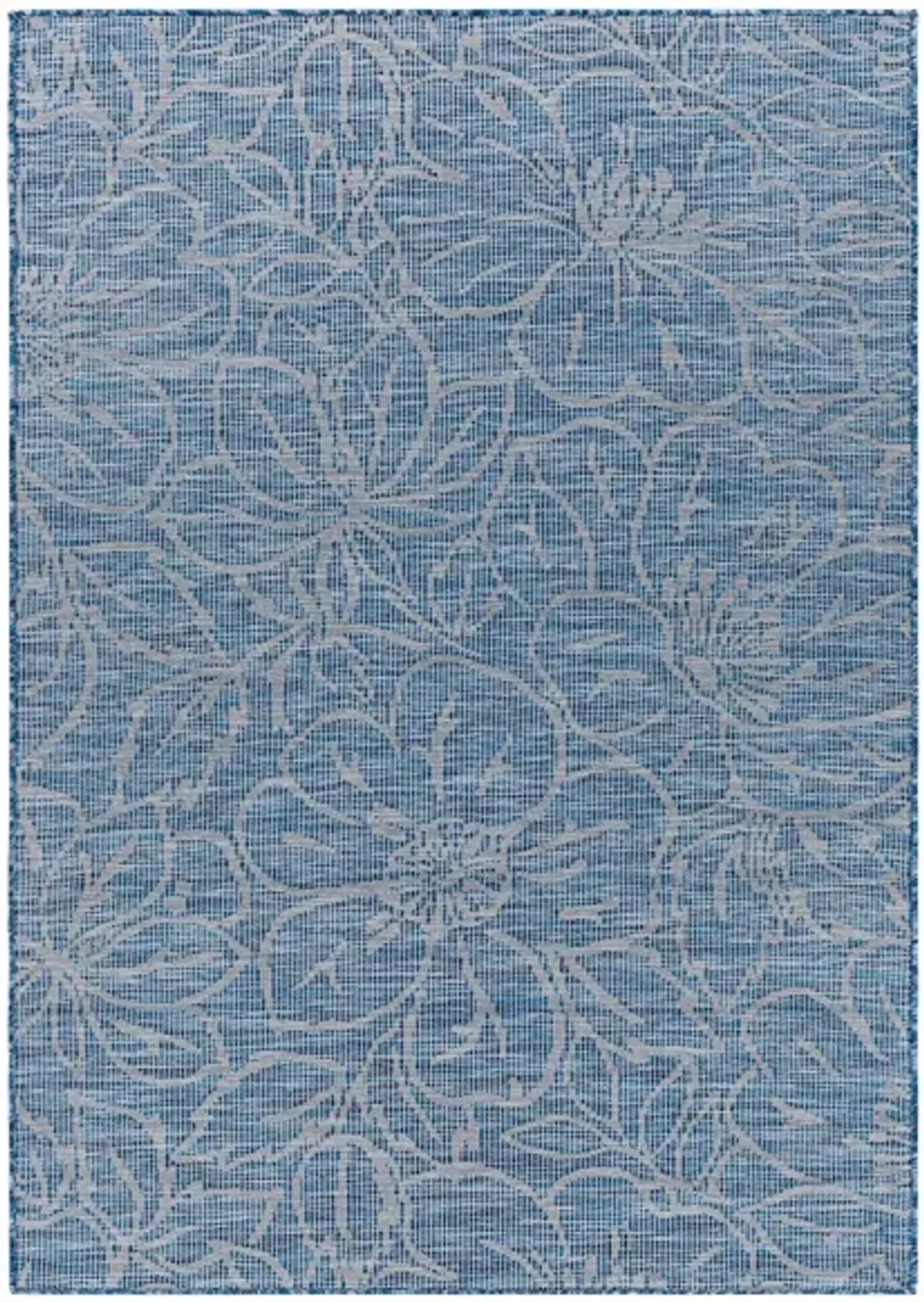 Pasadena Floral Indoor/Outdoor Area Rug in Blue by Surya