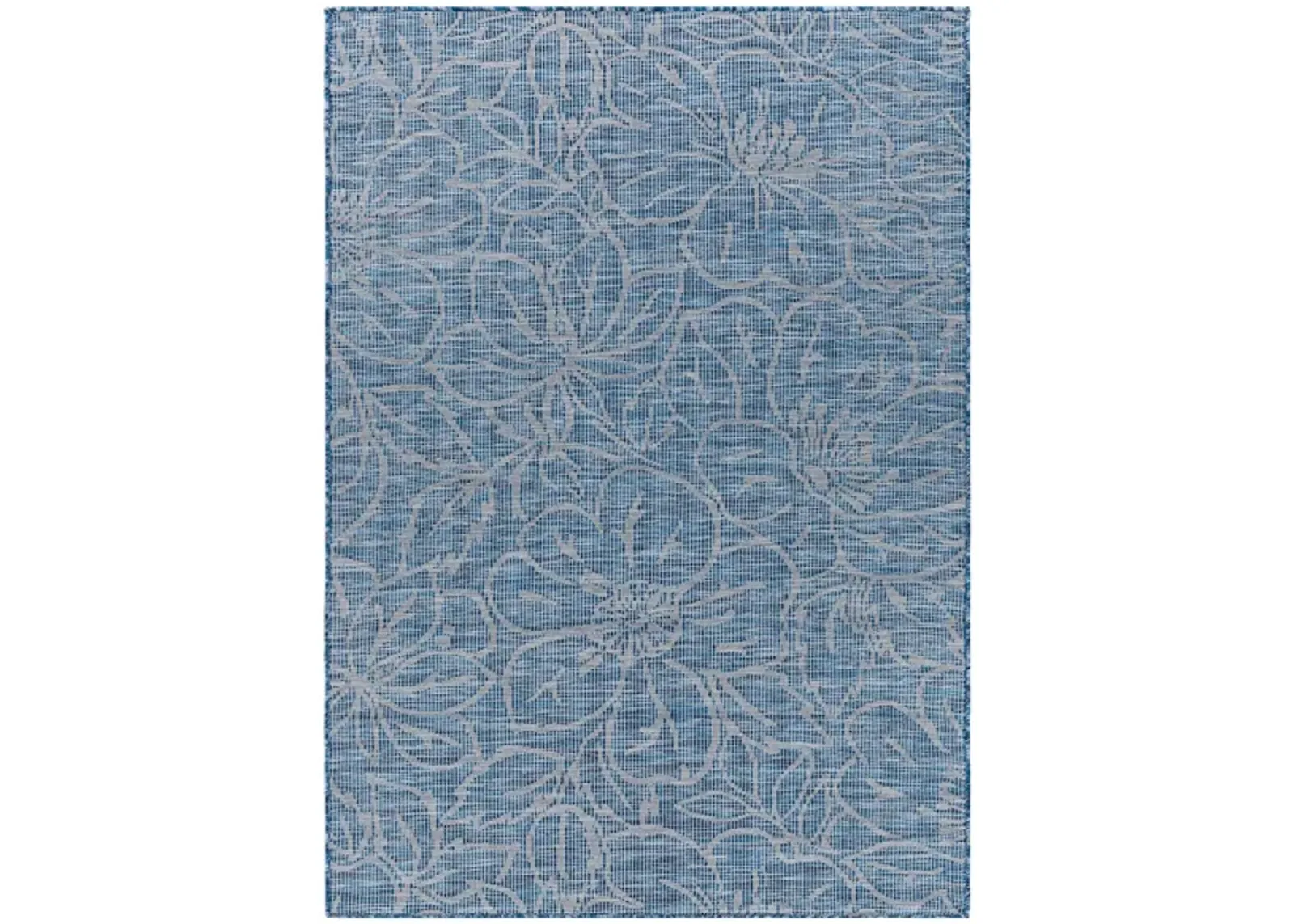 Pasadena Floral Indoor/Outdoor Area Rug in Blue by Surya