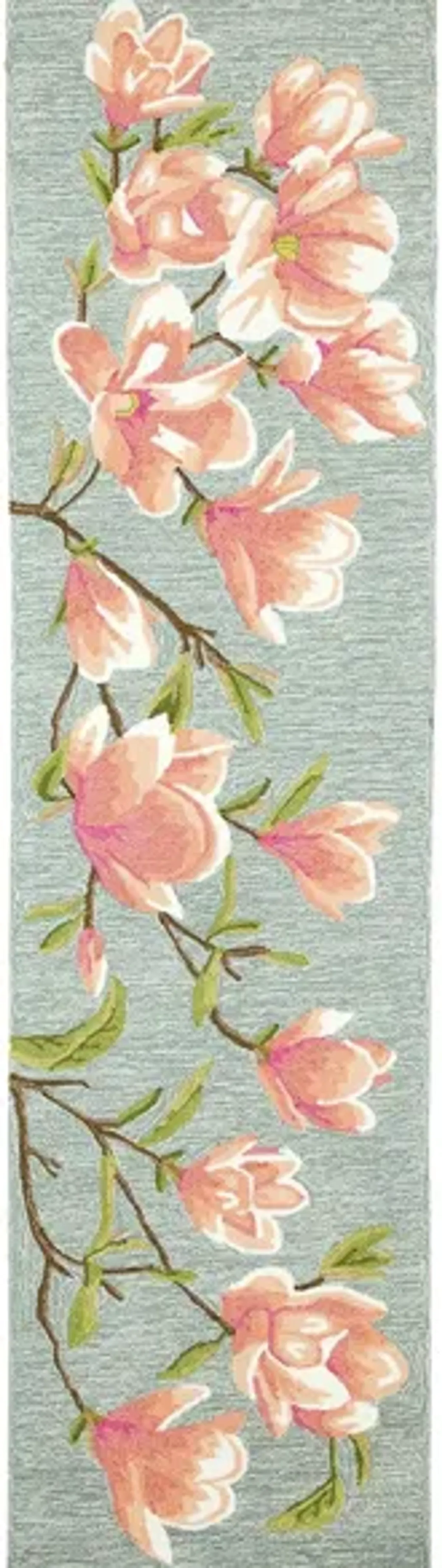 Magnolia Indoor/Outdoor Area Rug in Chambray by Trans-Ocean Import Co Inc