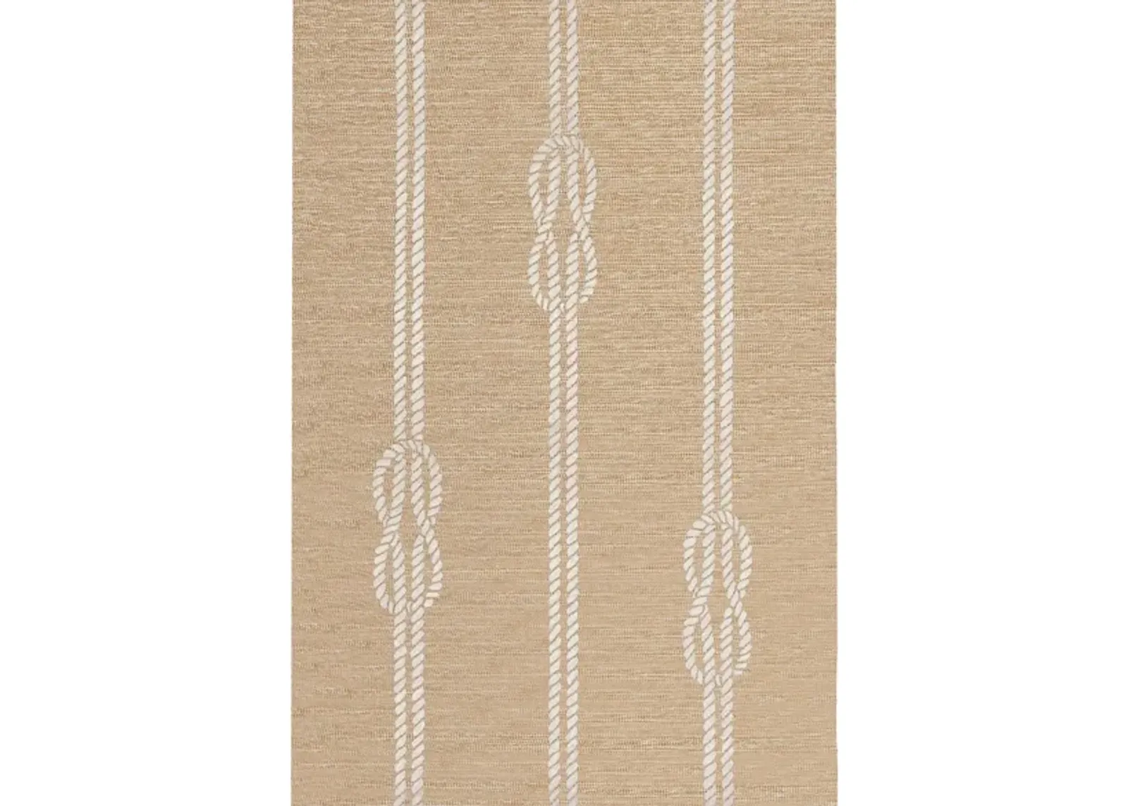 Ropes Indoor/Outdoor Area Rug in Neutral by Trans-Ocean Import Co Inc