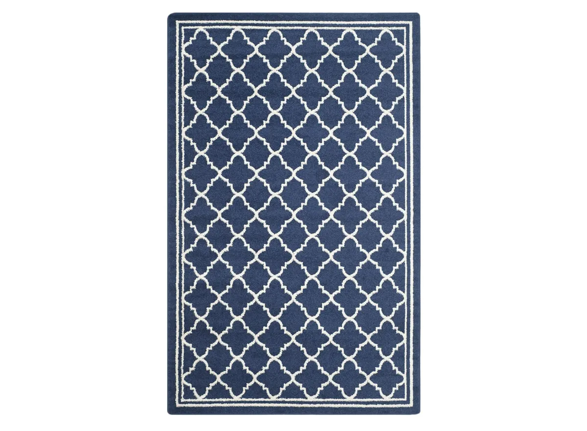 Amherst Area Rug in Navy/Beige by Safavieh