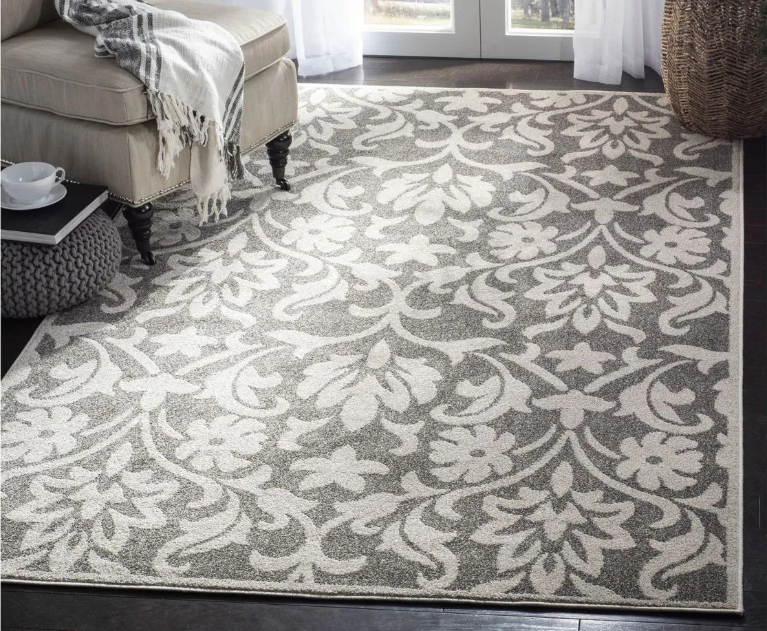 Amherst Area Rug in Dark Gray/Beige by Safavieh