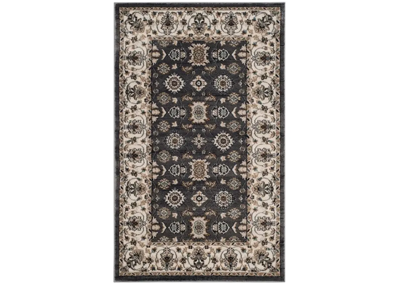 Sussex Area Rug in Gray / Cream by Safavieh