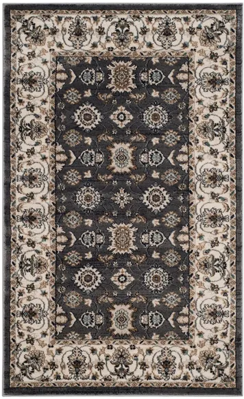 Sussex Area Rug in Gray / Cream by Safavieh