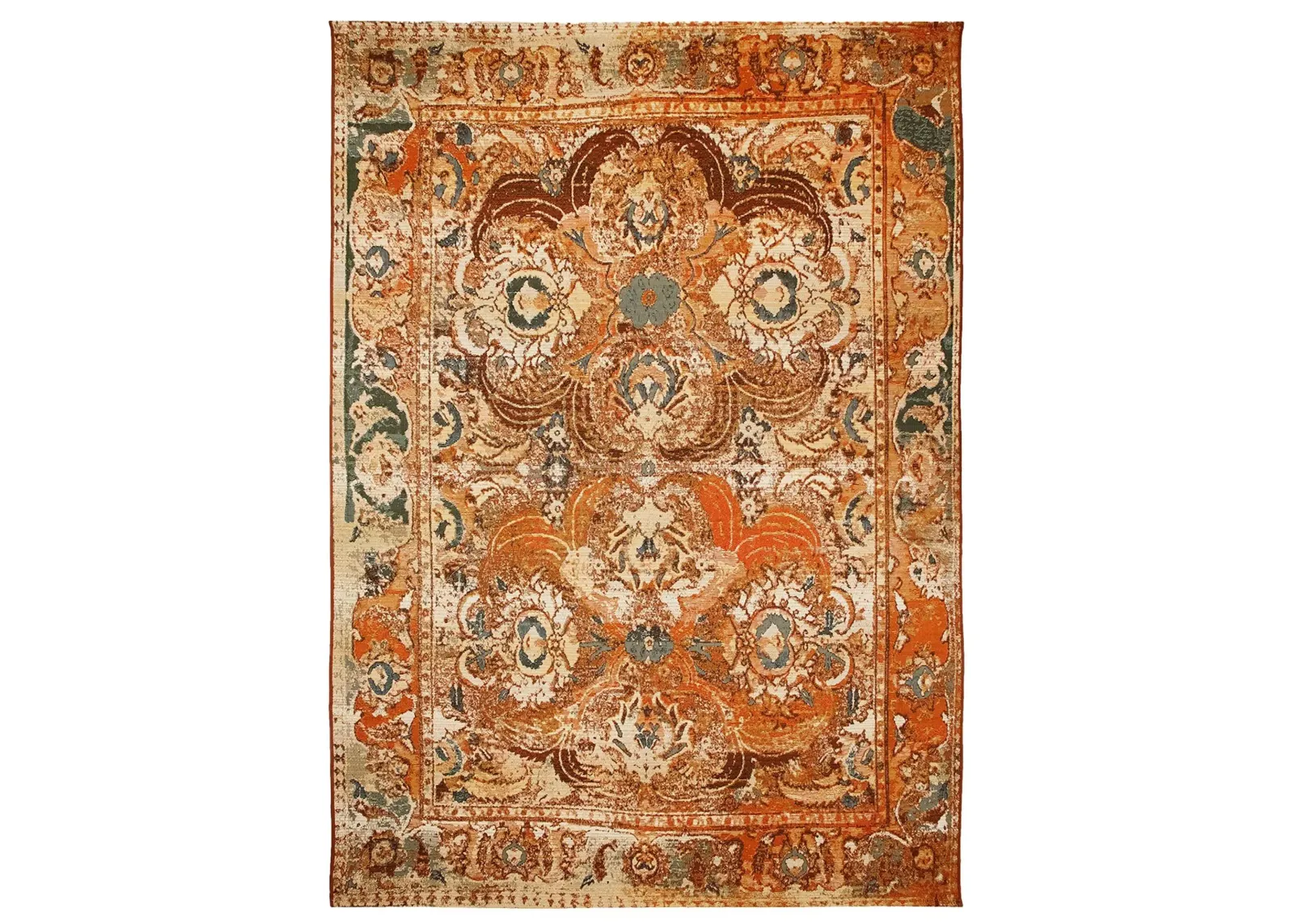 Liora Manne Marina Kashan Indoor/Outdoor Area Rug in Amber by Trans-Ocean Import Co Inc