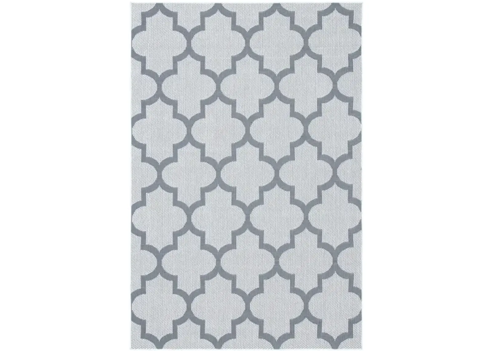 Bermuda Trellis Indoor/Outdoor Area Rug in Ivory & Gray by Safavieh