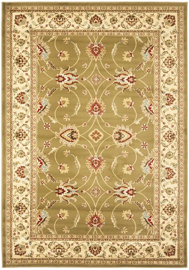 Severn Area Rug in Green / Ivory by Safavieh