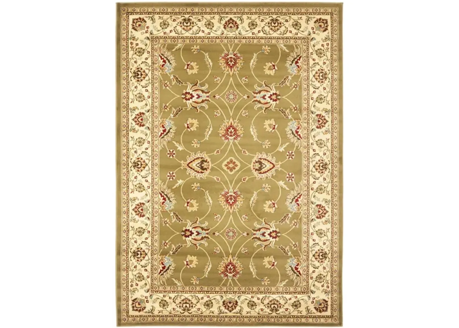 Severn Area Rug in Green / Ivory by Safavieh