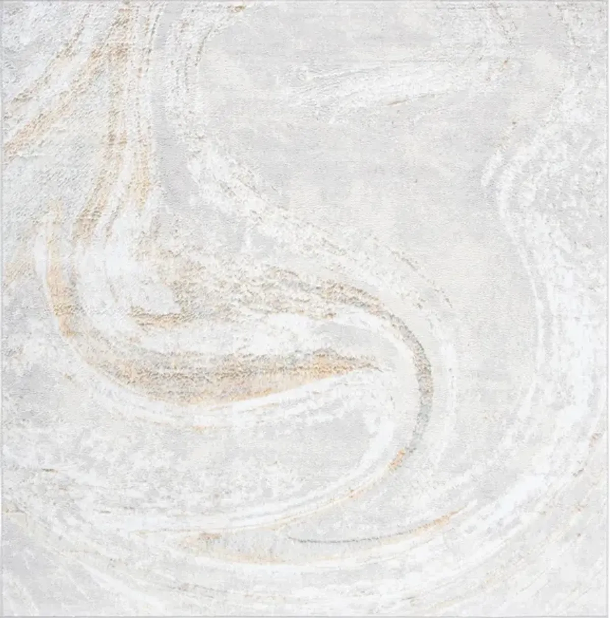 Orchard II Square Rug in Gray & Gold by Safavieh