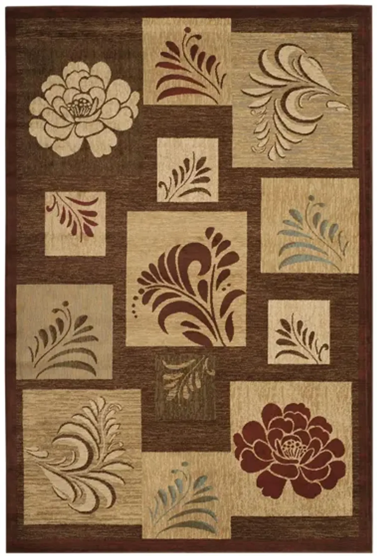 Derwent Area Rug in Brown / Multi by Safavieh