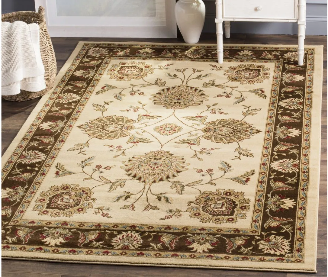 Mersey Area Rug in Ivory / Brown by Safavieh