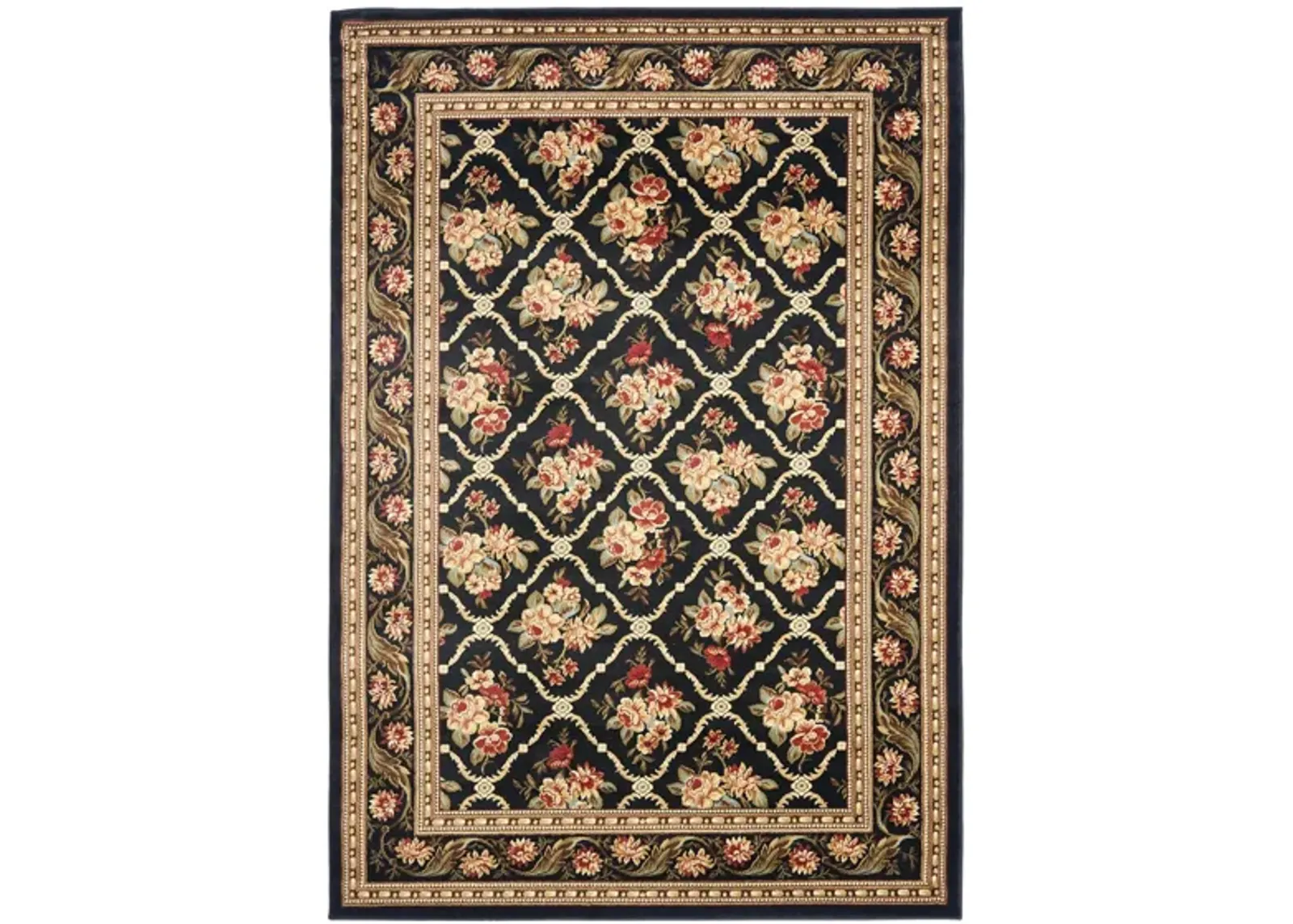 Crown Point Area Rug in Black by Safavieh