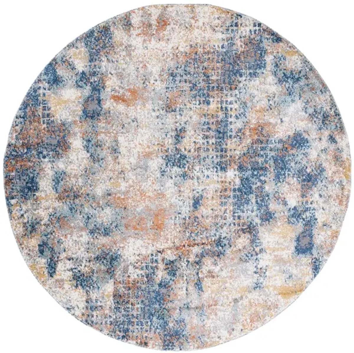 Aston Area Rug in Navy & Gold by Safavieh