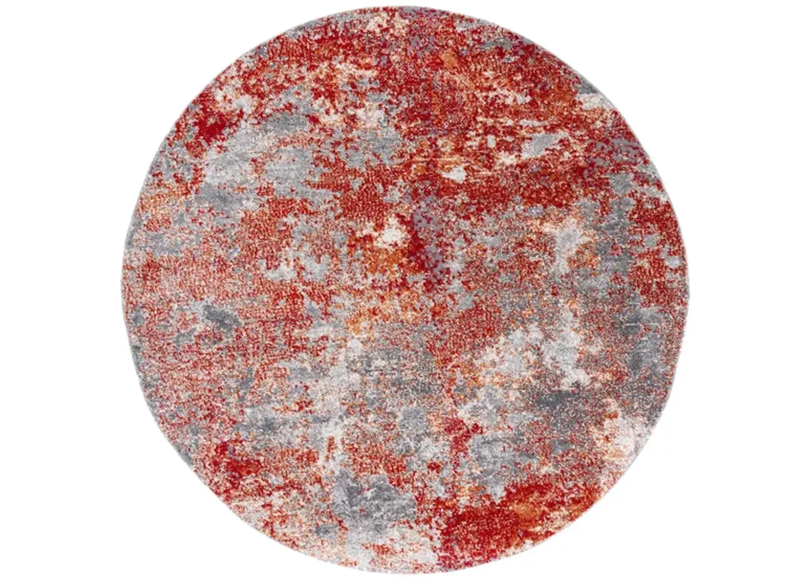 Iommi Area Rug in Red & Gray by Safavieh